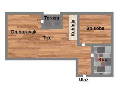 Dvosoban stan, Novi Sad, Telep, prodaja, 54m2, 127620e, id1030744